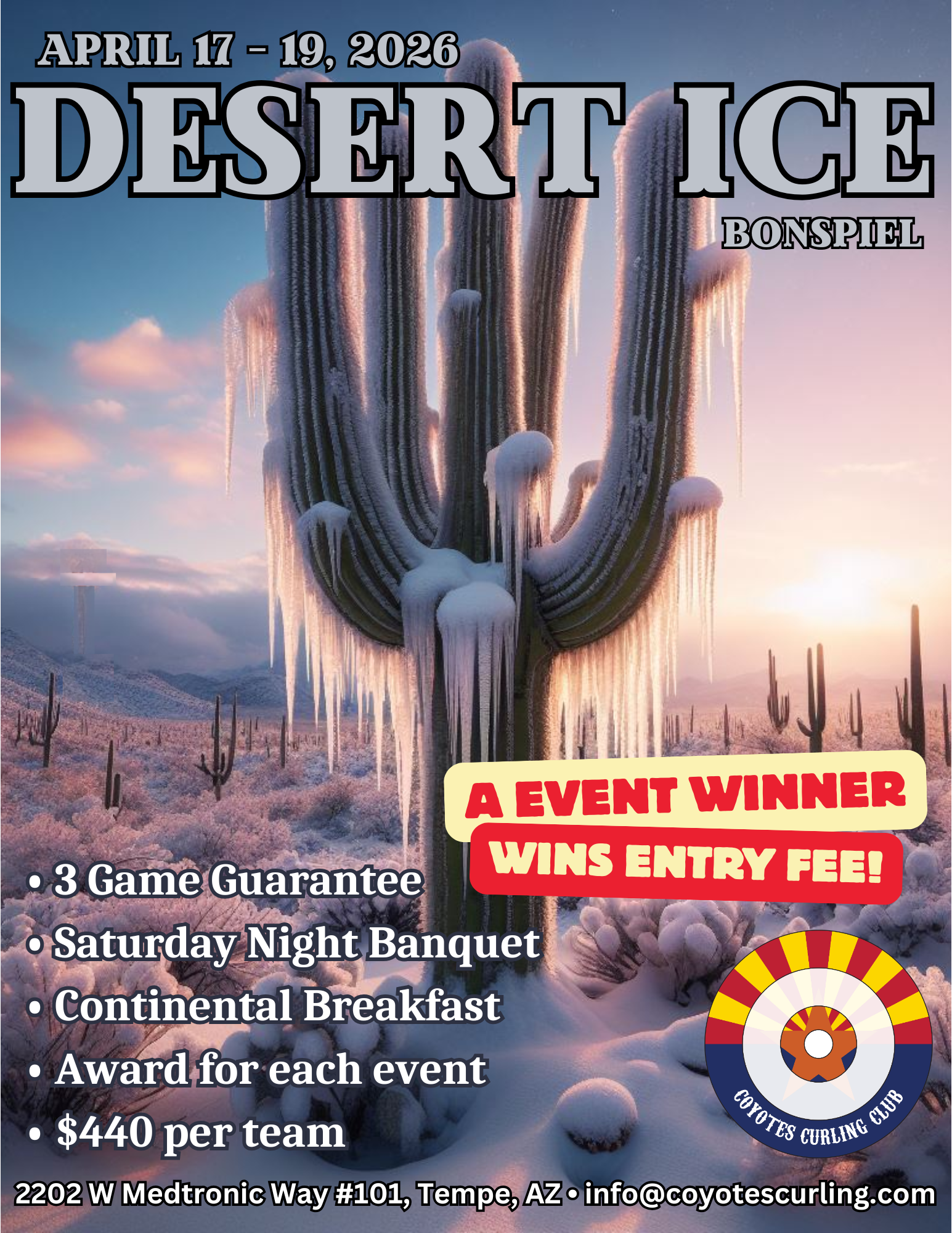 DESERT ICE BONSPIEL 2026 NEW