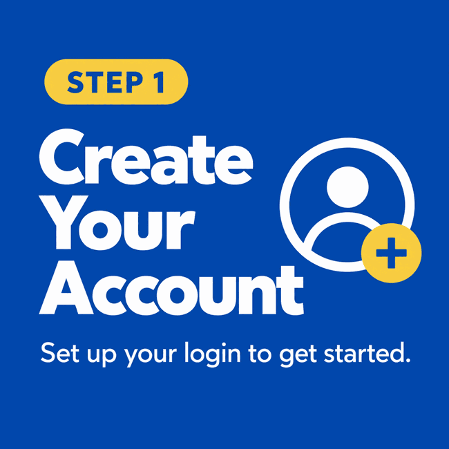 Step 1 Create Your Account