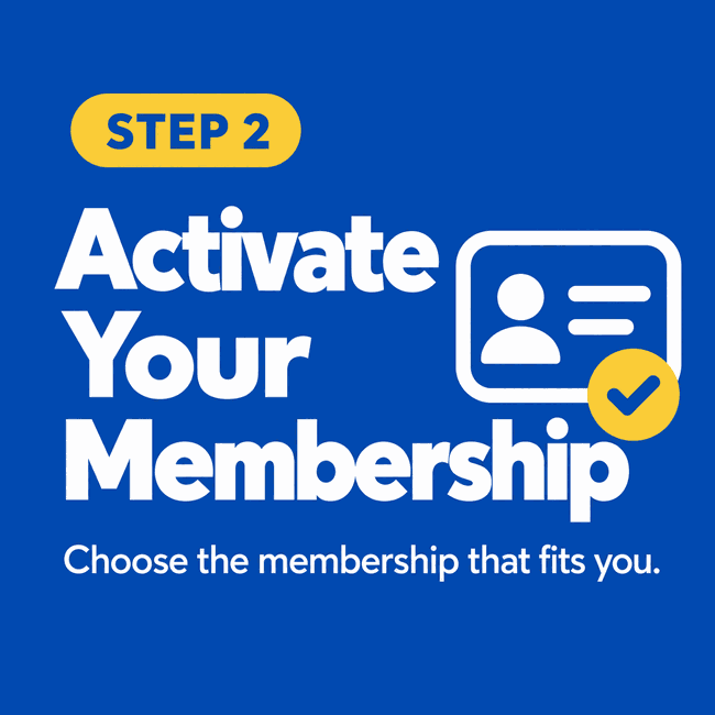 Step 2 Activate Your Membership